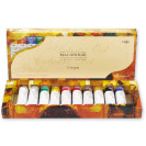 КРАСКИ 10 ЦВЕТОВ МАСЛЯНЫЕ ХУДОЖЕСТВЕННЫЕ 18МЛ НАБОР СТУДИЯ 201005 ГАММА