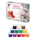 КРАСКИ 12 ЦВЕТОВ 20МЛ АКРИЛОВЫЕ ХУДОЖЕСТВЕННЫЕ МАТОВЫЕ 29С 1747-08 ЛУЧ