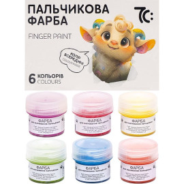 НАБОР ПАЛЬЧИКОВЫХ КРАСОК 6*16 МЛ, 7С: 7C40601