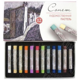 ПАСТЕЛЬ 12 ЦВЕТОВ ХУДОЖЕСТВЕННАЯ СОНЕТ 7141223