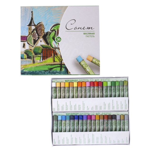 ПАСТЕЛЬ 36 ЦВЕТОВ МАСЛЯНАЯ СОНЕТ 7041157