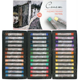 ПАСТЕЛЬ 36 ЦВЕТОВ ХУДОЖЕСТВЕННАЯ СОНЕТ 7141225