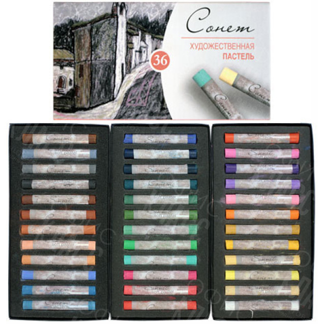 ПАСТЕЛЬ 36 ЦВЕТОВ ХУДОЖЕСТВЕННАЯ СОНЕТ 7141225