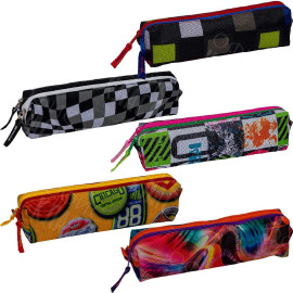 ПЕНАЛ ШКОЛЬНЫЙ ДВА ОТДЕЛЕНИЯ НА ЗМЕЙКЕ 21*4*5СМ ТЕ11885