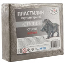 ПЛАСТИЛИН СКУЛЬПТУРНЫЙ 500Г СЕРЫЙ МЯГКИЙ ГАММА