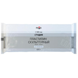 ПЛАСТИЛИН СКУЛЬПТУРНЫЙ БЕЛЫЙ 1КГ МЯГКИЙ ГАММА ПЛАСТИЛИН СКУЛЬПТУРНЫЙ БЕЛЫЙ 1КГ МЯГКИЙ ГАММА