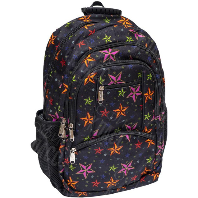 РЮКЗАК ОРТОПЕДИЧЕСКИЙ LEADER CITY "ЗВЕДЫ" M 42*29*15СМ 982535