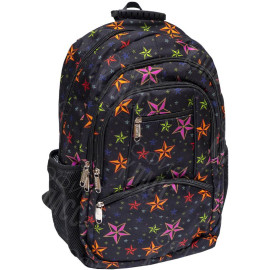 РЮКЗАК ОРТОПЕДИЧЕСКИЙ LEADER CITY "ЗВЕДЫ" M 42*29*15СМ 982535
