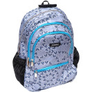 РЮКЗАК ОРТОПЕДИЧЕСКИЙ LEADER CITY "СЕРДЕЧКИ" M 42*29*15СМ 982512