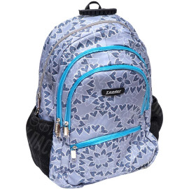 РЮКЗАК ОРТОПЕДИЧЕСКИЙ LEADER CITY "СЕРДЕЧКИ" M 42*29*15СМ 982512