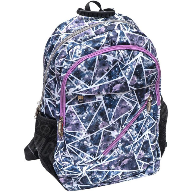 РЮКЗАК ОРТОПЕДИЧЕСКИЙ LEADER CITY "СЕРЫЙ" M 42*29*15СМ 982517