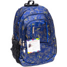 РЮКЗАК ОРТОПЕДИЧЕСКИЙ LEADER CITY "СИНИЙ" M 42*29*15СМ 982544