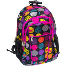 РЮКЗАК ОРТОПЕДИЧЕСКИЙ LEADER CITY "ШАРЫ" M 42*29*15СМ 982546