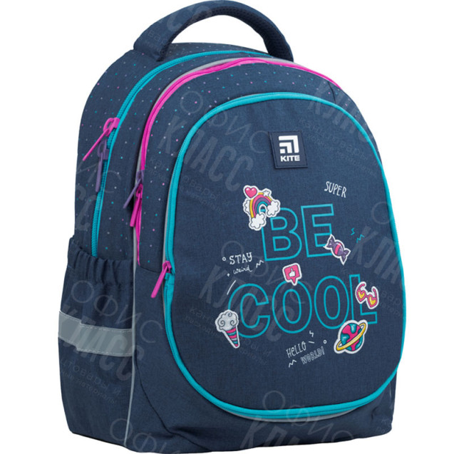 РЮКЗАК ПОЛУКАРКАСНЫЙ KITE EDUCATION WOW CATS K22-700M(2P)-1