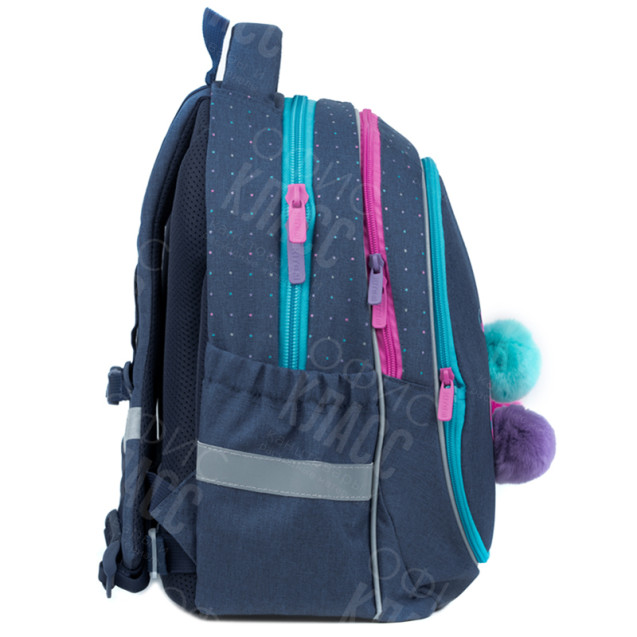 РЮКЗАК ПОЛУКАРКАСНЫЙ KITE EDUCATION WOW CATS K22-700M(2P)-1