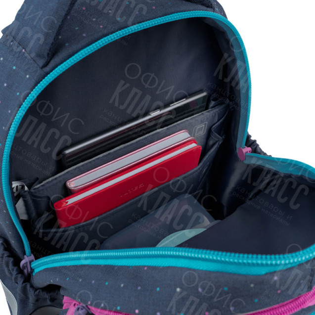 РЮКЗАК ПОЛУКАРКАСНЫЙ KITE EDUCATION WOW CATS K22-700M(2P)-1