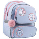 РЮКЗАК ШКОЛЬНЫЙ + БРЕЛОК KITE K22-756S-2 36X29,5X16 ГОЛУБОЙ 