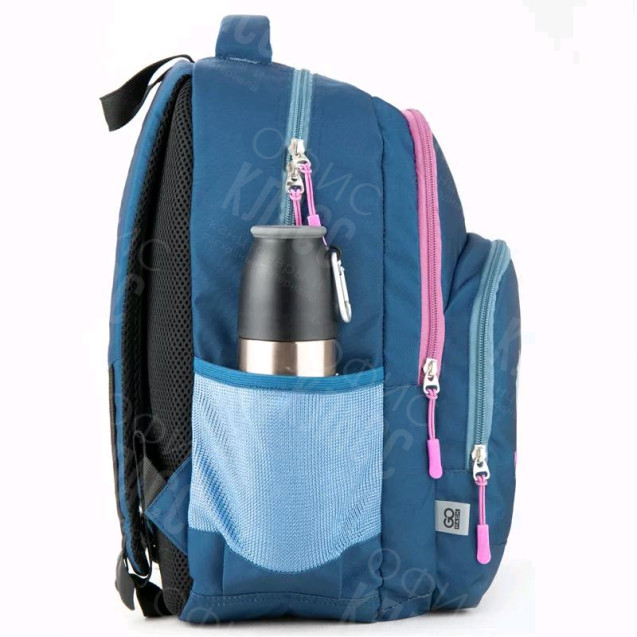 РЮКЗАК ЭРГОНОМИЧНАЯ СПИНКА 2 ОТДЕЛЕНИЯ 28*38*18 EDUCATION DONT TOUCH THIS GOPACK GO20-113M-2/113-2