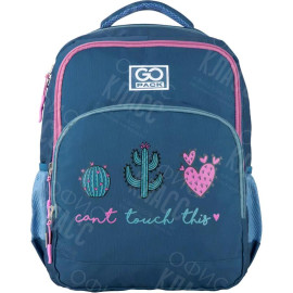 РЮКЗАК ЭРГОНОМИЧНАЯ СПИНКА 2 ОТДЕЛЕНИЯ 28*38*18 EDUCATION DONT TOUCH THIS GOPACK GO20-113M-2/113-2