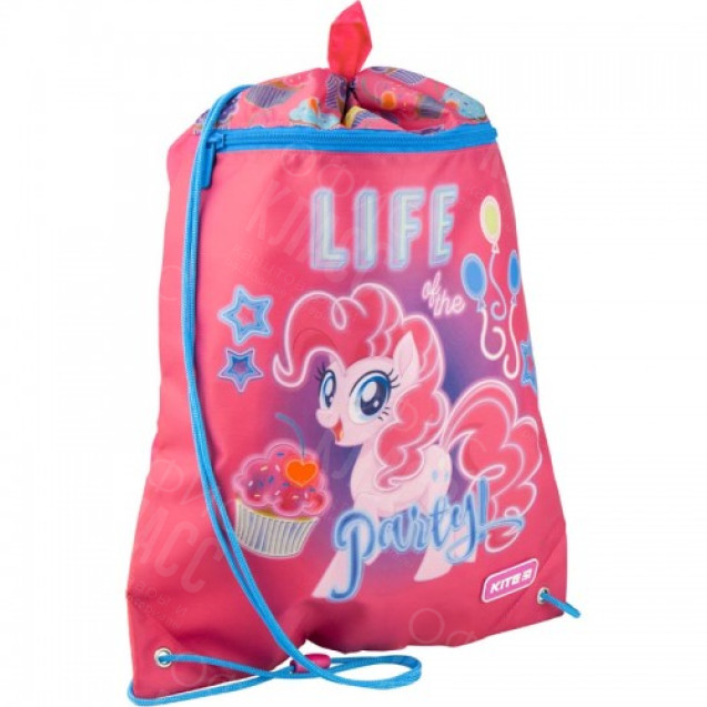 СУМКА ДЛЯ СМЕННОЙ ОБУВИ С КАРМАНОМ 46Х33 СМ  KITE K19-601M-11