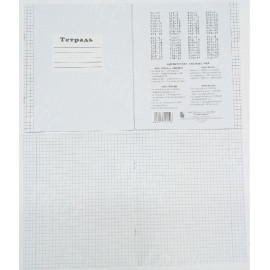 ТЕТРАДЬ 12 ЛИСТОВ  ПОЛИГРАФИСТ (БЕНДЕРЫ) КЛЕТКА