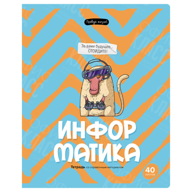ТЕТРАДЬ ПРЕДМЕТНАЯ BG ИНФОРМАТИКА 40 ЛИСТОВ 008 КЛЕТКА