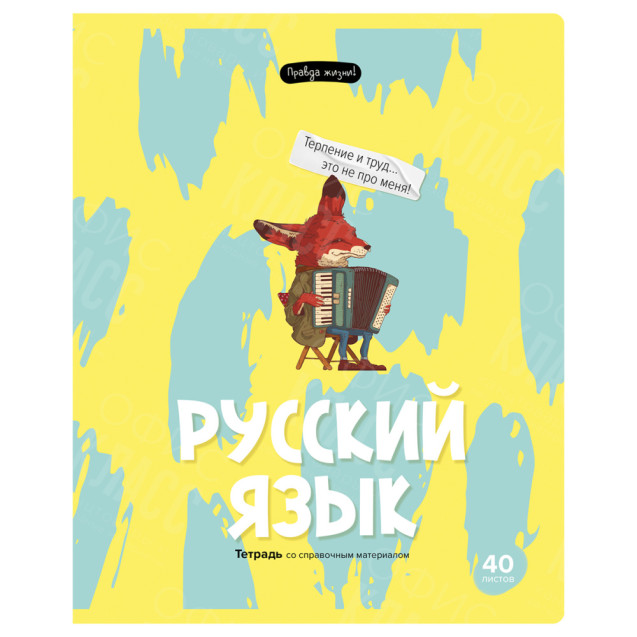 ТЕТРАДЬ ПРЕДМЕТНАЯ BG РУССКИЙ ЯЗЫК 40 ЛИСТОВ ЛИНИЯ 5245