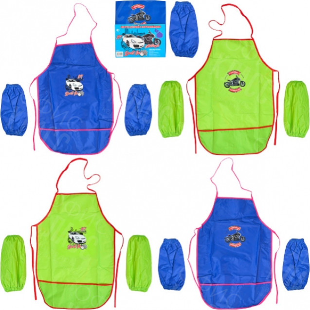 ФАРТУК ДЕТСКИЙ С НАРУКАВНИКАМИ ДЛЯ МАЛЬЧИКОВ CR5520