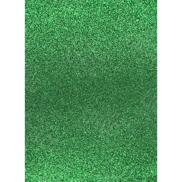 ФОАМИРАН ЗЕЛЕНЫЙ С ГЛИТТЕРОМ КЛЕЕВАЯ ОСНОВА GL-EVA-1,5-ADH-040 А4, 21Х29,7СМ, 1.5 ММ, 1 ЛИСТ. ФЦ016/