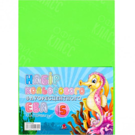 ФОАМИРАН ЗЕЛЁНЫЙ ФЛУОРЕСЦЕНТНЫЙ А4, FFLR-EVA-003,21Х29,7СМ, 2,00ММ.