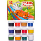 ГУАШЬ 12 ЦВЕТОВ 15МЛ МИНИ ZOO 1252-08  ЛУЧ
