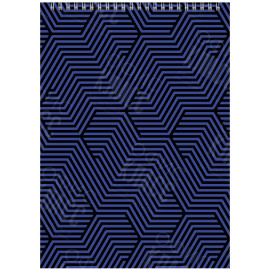 БЛОКНОТ НА СПИРАЛИ AXENT D8013-06, А4, 48 ЛИСТОВ, КЛЕТКА, СИНИЙ