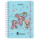 БЛОКНОТ НА СПИРАЛИ TOKIDOKI TK24-190, A5, 80 ЛИСТОВ, КЛЕТКА