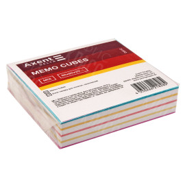 БУМАГА ДЛЯ ЗАМЕТОК AXENT DELTA MIX D8012, 80Х80Х20 ММ, ПРОКЛЕЕННАЯ