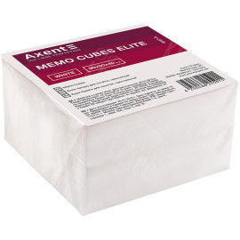 БУМАГА ДЛЯ ЗАМЕТОК AXENT ELITE "WHITE” 8007-A, 90Х90Х40 ММ, ПРОКЛЕЕННАЯ