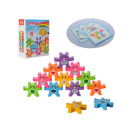 ИГРА  6893 БАЛАНС , ФИГУРКИ 6СМ 12ШТ, КАРТОЧКИ, В КОРОБКЕ,  17-21-8СМ