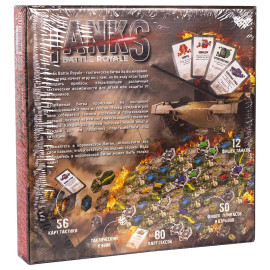 ИГРА НАСТОЛЬНАЯ ТАКТИЧЕСКАЯ "TANKS BATTLE ROYALE" РУС G-TBR-01-01/ДТ-БИ-07-91
