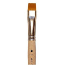 КИСТЬ СИНТЕТИКА №14 ПЛОСКАЯ УКОРОЧЕННАЯ 4612214 КИРОВ