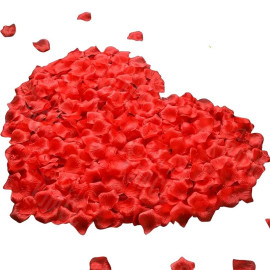 ИСКУССТВЕННЫЕ ЛИСТЬЯ РОЗЫ КРАСНОГО ЦВЕТА  125ШТ/УП