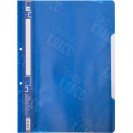 СКОРОСШИВАТЕЛЬ А4 ПЛАСТИКОВЫЙ С ПЕРФОРАЦИЕЙ "C" СИНИЙ