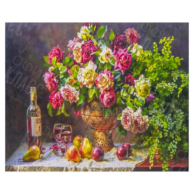 АЛМАЗНАЯ ЖИВОПИСЬ 30Х40 GLD61607 В КАРТОННОЙ КОРОБКЕ