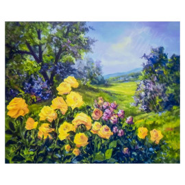 АЛМАЗНАЯ ЖИВОПИСЬ 30Х40 GLD61824 В КАРТОННОЙ КОРОБКЕ