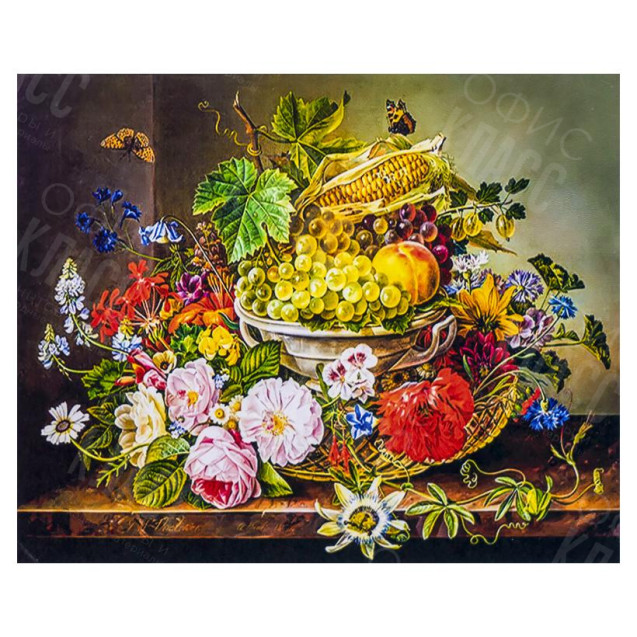 АЛМАЗНАЯ ЖИВОПИСЬ 30Х40 GLD61889 В КАРТОННОЙ КОРОБКЕ
