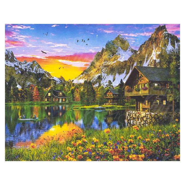 АЛМАЗНАЯ ЖИВОПИСЬ 30Х40 GLD61890 В КАРТОННОЙ КОРОБКЕ