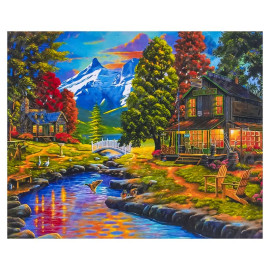 АЛМАЗНАЯ ЖИВОПИСЬ 30Х40 GLD61896 В КАРТОННОЙ КОРОБКЕ