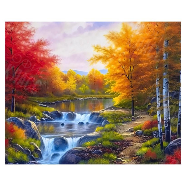 АЛМАЗНАЯ ЖИВОПИСЬ 30Х40 GLD61934 В КАРТОННОЙ КОРОБКЕ