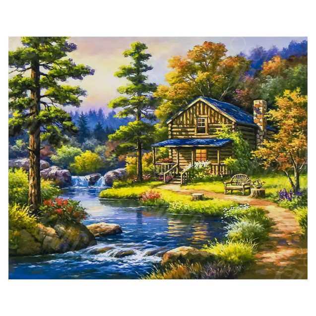 АЛМАЗНАЯ ЖИВОПИСЬ 30Х40 GLD61950 В КАРТОННОЙ КОРОБКЕ