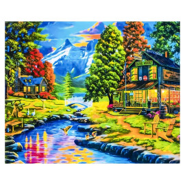 АЛМАЗНАЯ ЖИВОПИСЬ 30Х40 GLD62266 В КАРТОННОЙ КОРОБКЕ