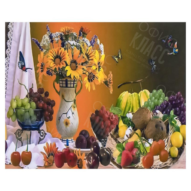 АЛМАЗНАЯ ЖИВОПИСЬ 30Х40 GLD62341 В КАРТОННОЙ КОРОБКЕ