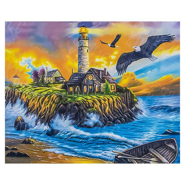 АЛМАЗНАЯ ЖИВОПИСЬ 30Х40 GLD62579 В КАРТОННОЙ КОРОБКЕ